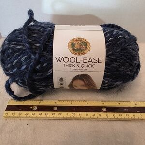Lion Brand Wool-Ease Thick &‎ Quick Yarn - Blue